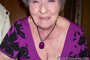 Omageil Horny granny masturbation her old pussy