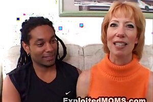 Sexy Older Loves Fucking Big Black Cock in Interracial Video